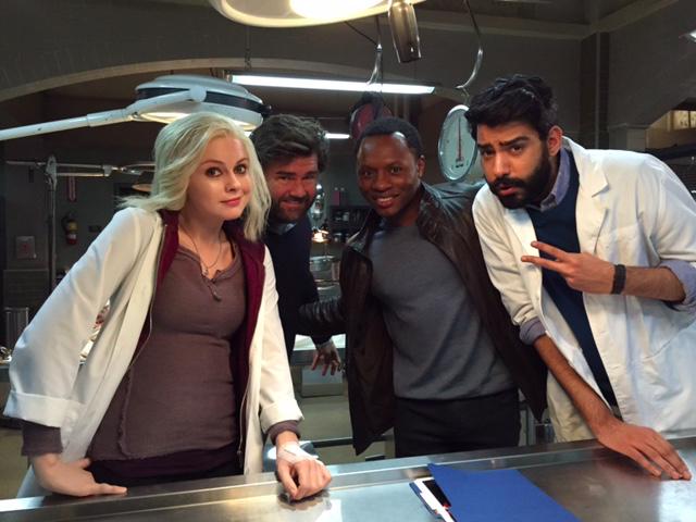 RobThomas's tweet photo. It’s the final day of shooting of Season 1 of #iZOMBIE. Couldn’t have been a happier experience. Can’t wait for 3/17. http://t.co/TPMMNxzqkh