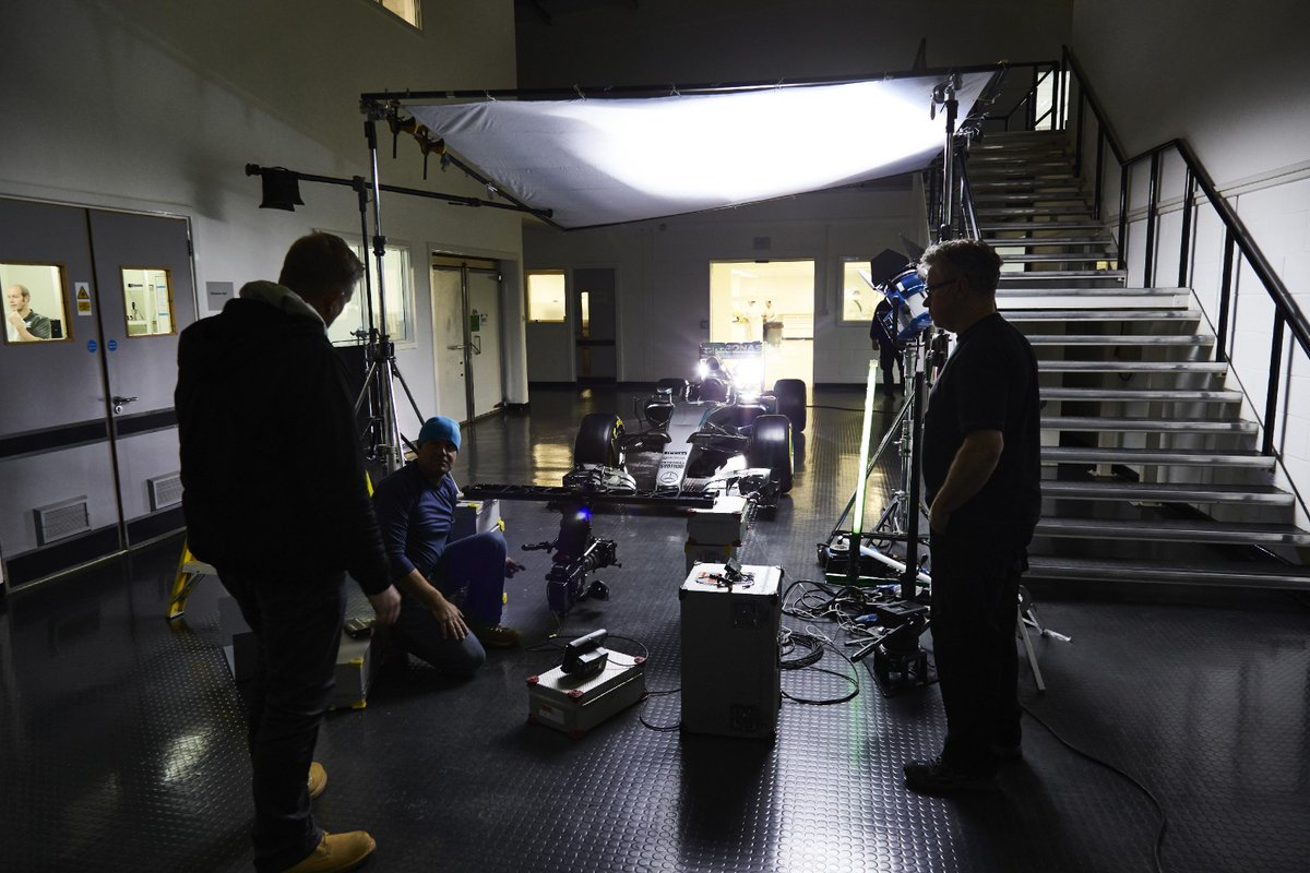 It's been a busy day so far for the new beast but the spotlight is still on... #BackToWork #W06Spy #F1