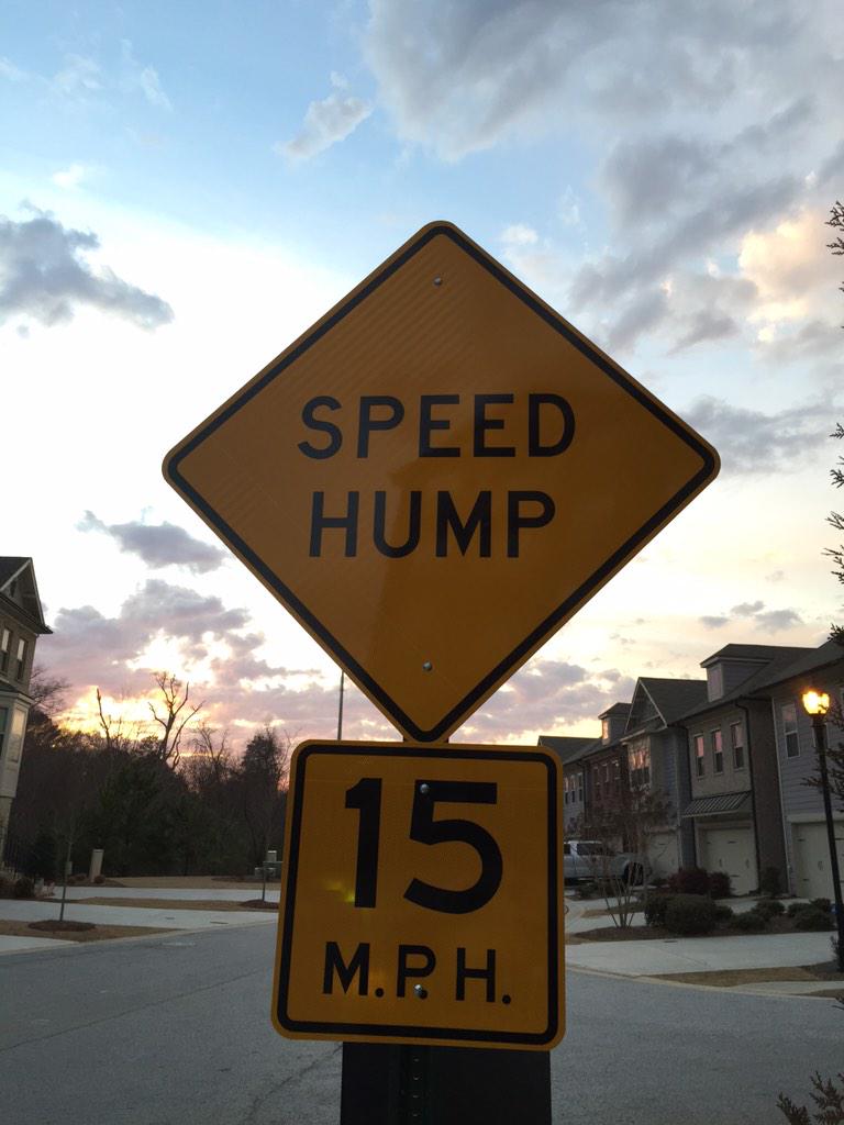 glenpridgen's tweet image. Is this a command? Recommendation? #speedhump