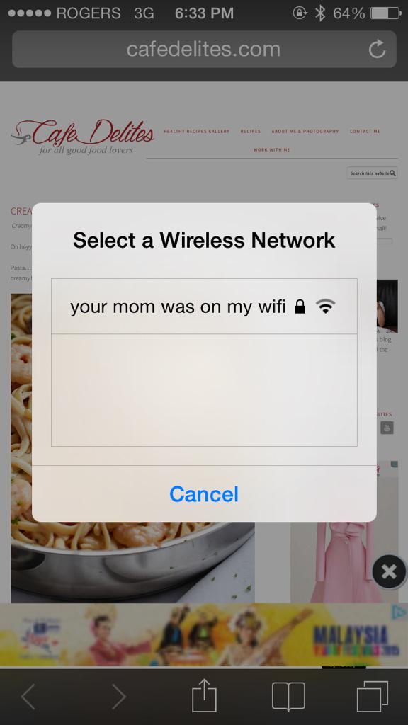 ldamms's tweet image. Well played. #downtowntoronto #wifipasswords