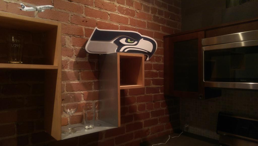 Our Superbowl prediction 😊 Check out the top left corner <a href="/AlaskaAir/">Alaska Airlines</a> #SeattleSeahawks#SuperBowl #iflyalaska #football