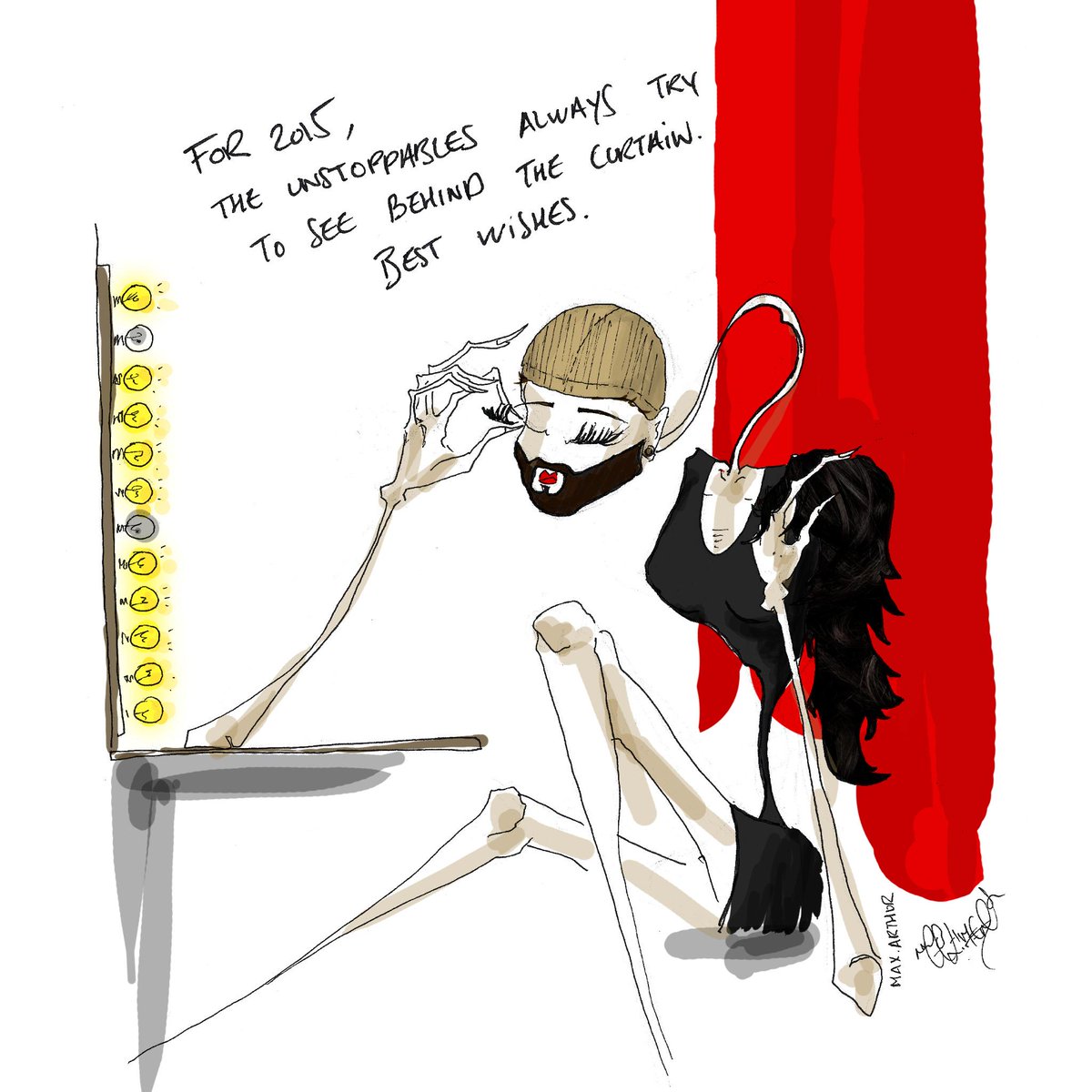 F__kinPerfect's tweet photo. @ConchitaWurst #theunstoppables #unstoppables #conchitawurst #newyear #art #drawing #artist #gayboy #gay #follow #PFW http://t.co/QMdKvzW7y1