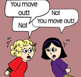 ShortTermBtown's tweet image. When a random roommate assignment goes wrong #roommatesfromhell