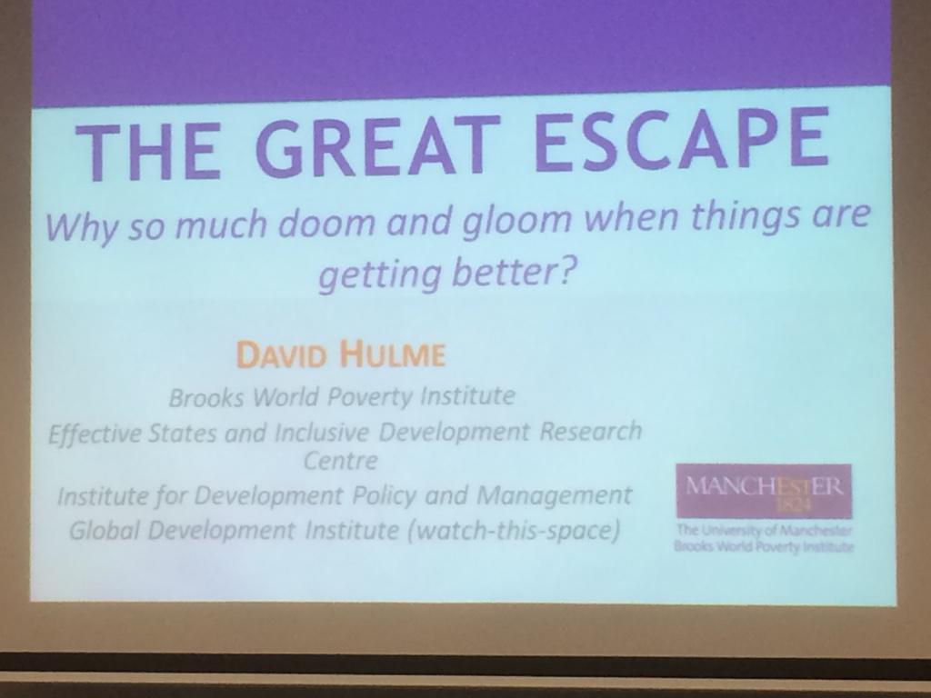 LucyDanger's tweet photo. Inspirational talk at #McrUni on reasons to believe that progress is happening globally in spite of misreporting http://t.co/BnUOvxlRgC