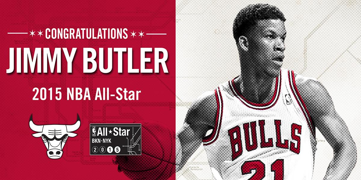 chicagobulls's tweet image. Congratulations @JimmyButler! #NBAAllStarNYC
