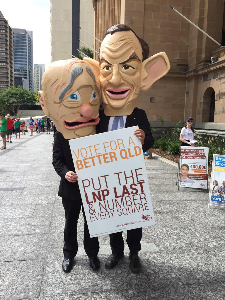 KRuttiman's tweet photo. Rally to save weekend rates-nurses, police, ambos, doctors &amp; firies keep us safe let's protect their pay #qldvotes http://t.co/7WyjMu79NW