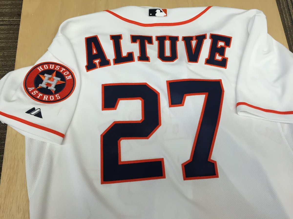 Up next: RT for a chance to win a #JoseAltuve authentic jersey! Enter by 8 am CT. #FaceOfMLB