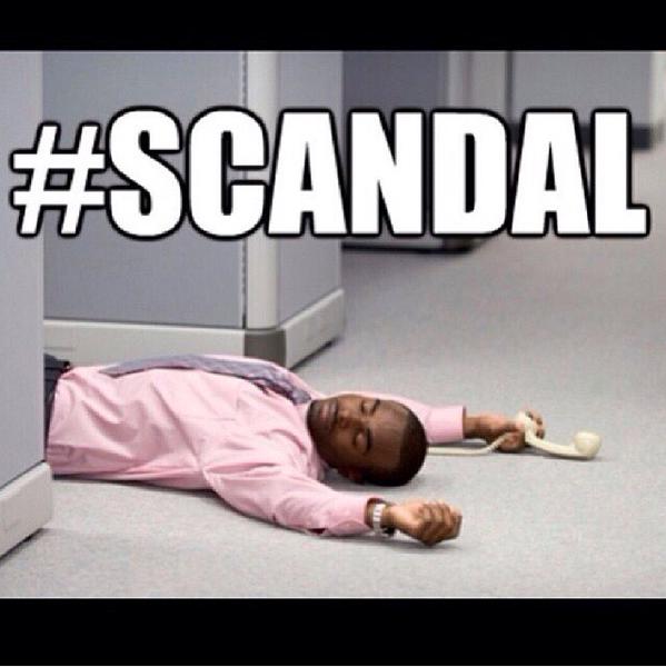 VibeMagazine's tweet photo. #Scandal got me like... http://t.co/pa5QyFUUn7