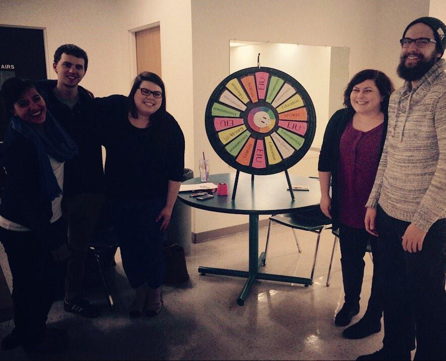 EIUCSA's tweet photo. #EIUCSA bonding at its finest! Thank you to @eiucospa for hosting trivia night. http://t.co/6xvNnVfhEY