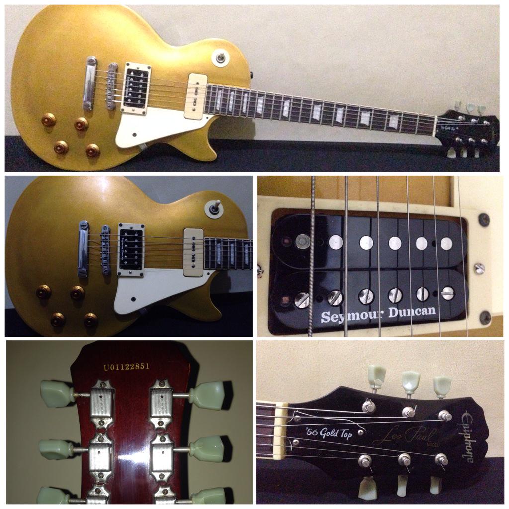 Forsale! Epiphone Les Paul Gold Top 1956 KOREA - reissue 2003. m.kaskus.co.id/post/54868cf45…
