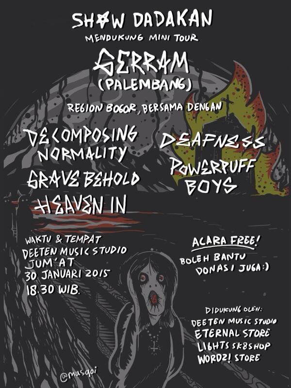 Buat yg penasaran pempek dgn citarasa ke666elapan, sore ini di Deeten Studio depan <a href="/EternalStoreBGR/">Eternal Store Bogor</a> ada <a href="/Gerrammusic/">GERRAM</a>!