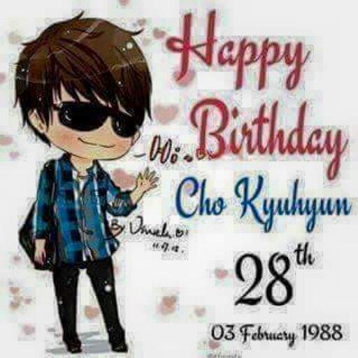 Happy Birthday Cho Kyuhyun Oppa   ....    