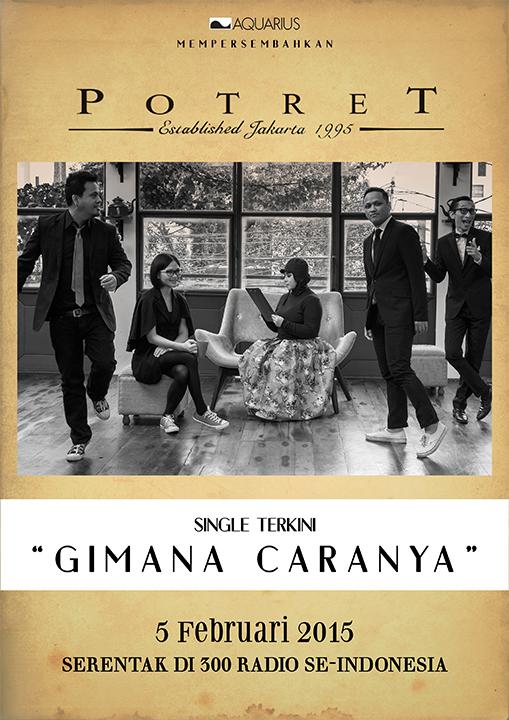 aquariusmusik's tweet photo. 6 HARI LAGI .... Single Terkini POTRET "Gimana Caranya" serentak di 300 Radio Indonesia ... Cc @melly_goeslaw http://t.co/XZC0YNvM0f