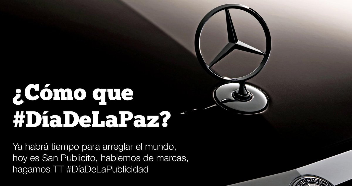 publirrojo's tweet photo. ¿Cómo que #DiaDeLaPaz? ¡Despertad publicistas, hagamos TT nuestro día! #SanPublicito #DíaDeLaPublicidad http://t.co/OFK0QMUULn