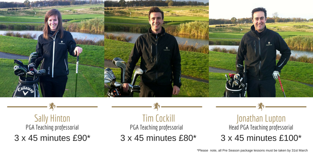 CloseHouseGolf's tweet photo. Take advantage of the Pre Season Lesson offers available now at the Academy. Call today 01661 852255 http://t.co/7Y5oTY5sms