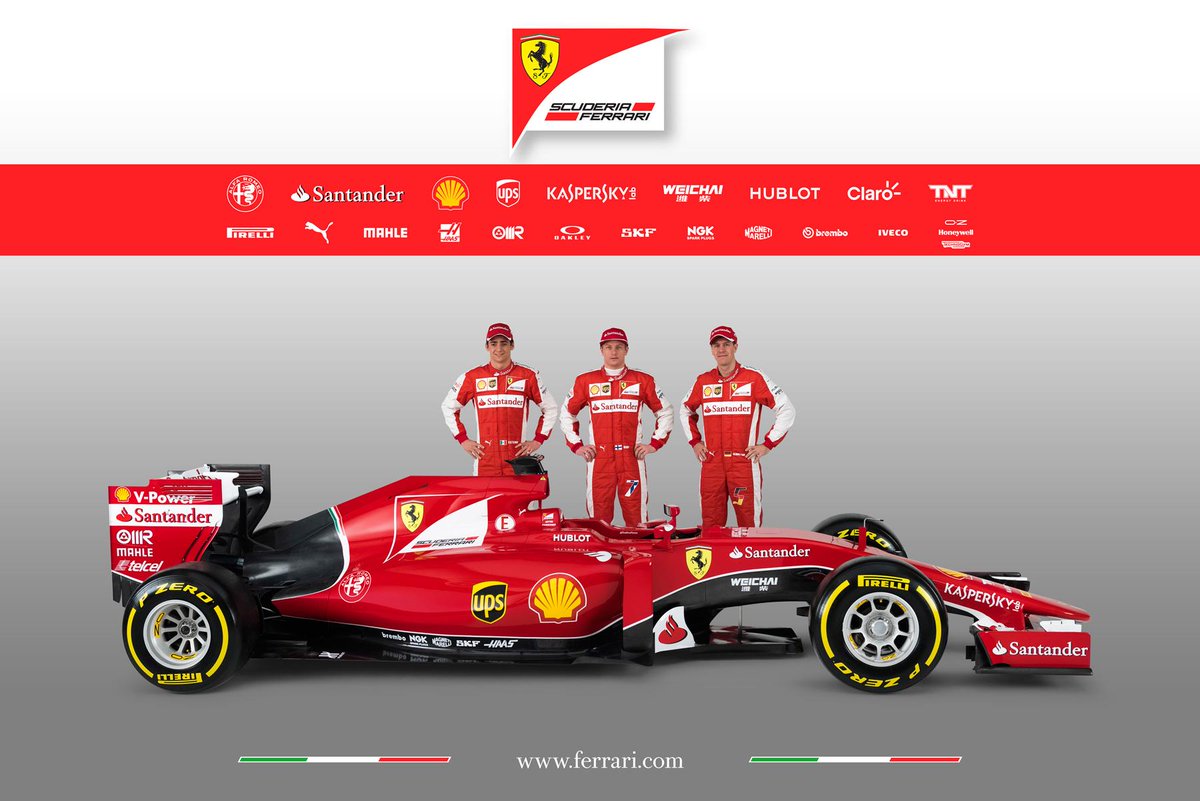 Scuderia Ferrari SF15-T Kimi Raikkonen - sebastian vettel https://pbs.twimg.com/media/B8l9xRMIIAEAPKx.jpg