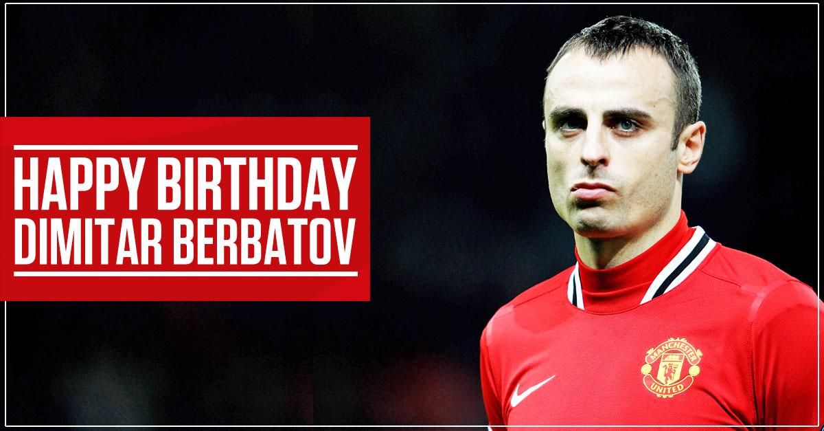 Happy Birthday to blasé Bulgarian legend Dimitar Berbatov... 