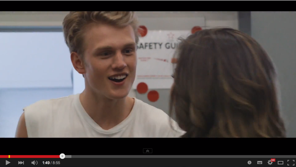 ImogenHaylock's tweet photo. No big deal just @TheVampsTristan looking into my soul... http://t.co/RcAWutgmMV