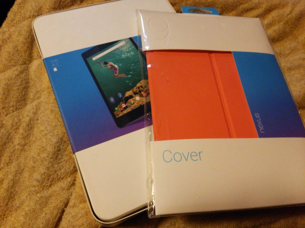 HTCsoku's tweet photo. Nexus 9をカバーともに買い換えました😉 #htc #htcjp http://t.co/Q0z0upfPQo