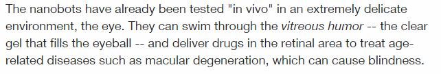TIL - Scientists have already developed nanobots that 'swim' in the eye. Science, FTW!
cnn.com/2015/01/29/tec…