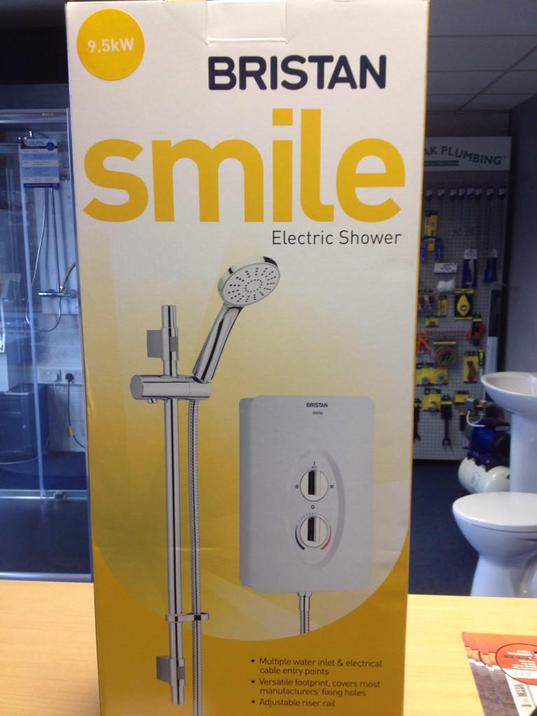 Bristan mains electric shower 9.5kw only €120 inc VAT!!!!