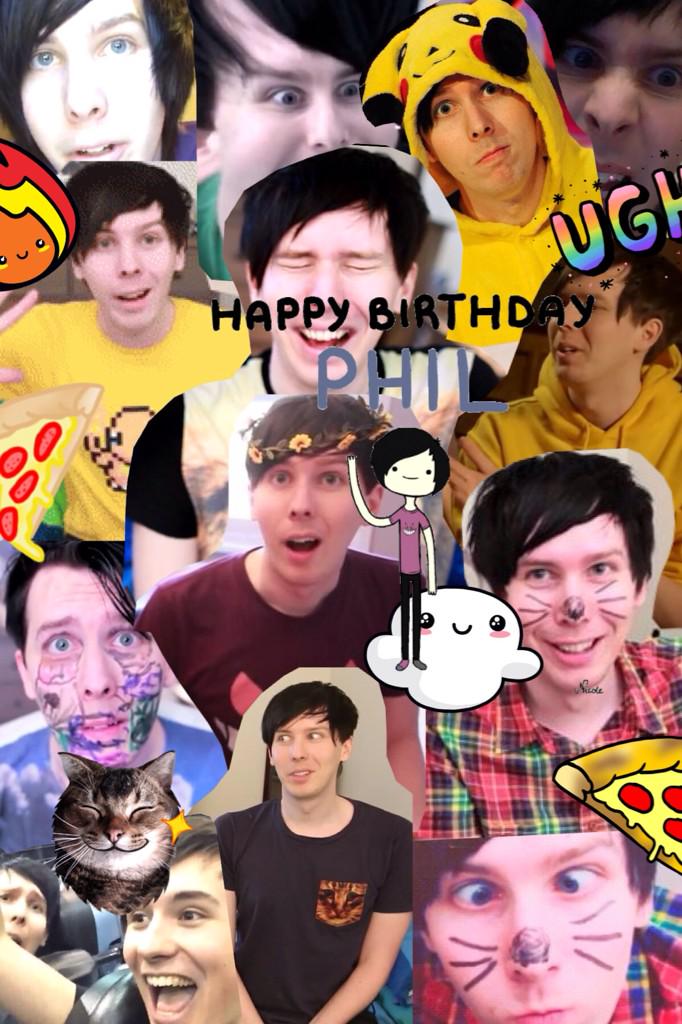 HAPPY BIRTHDAY TO THE MOST INNOCENT AND ADORABLE BRITISH PERSON, PHIL LESTER. STAY AMAZING(PHIL)  