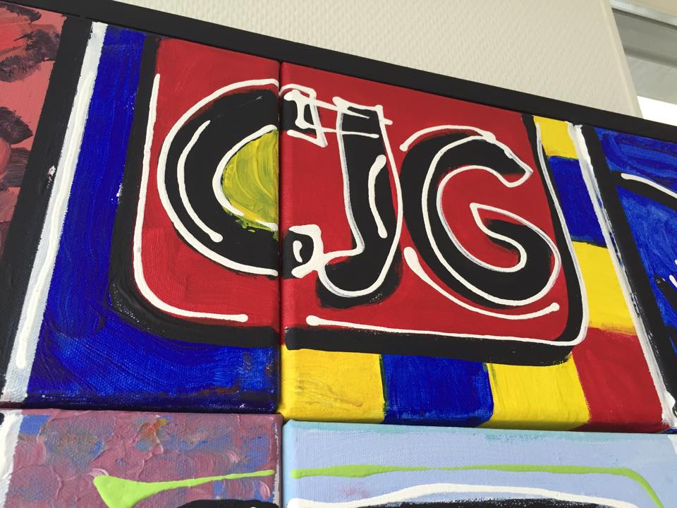 Een kleine sneak preview van het kunstwerk gemaakt door 88 basisschoolleerlingen!Vanaf zondag in zijn geheel te zien!