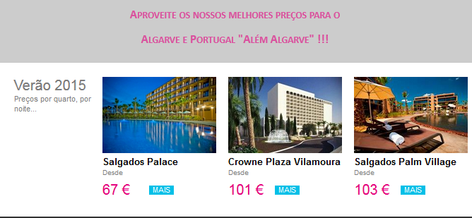 MagicLis's tweet image. Preços Verão 2015 ☼☼