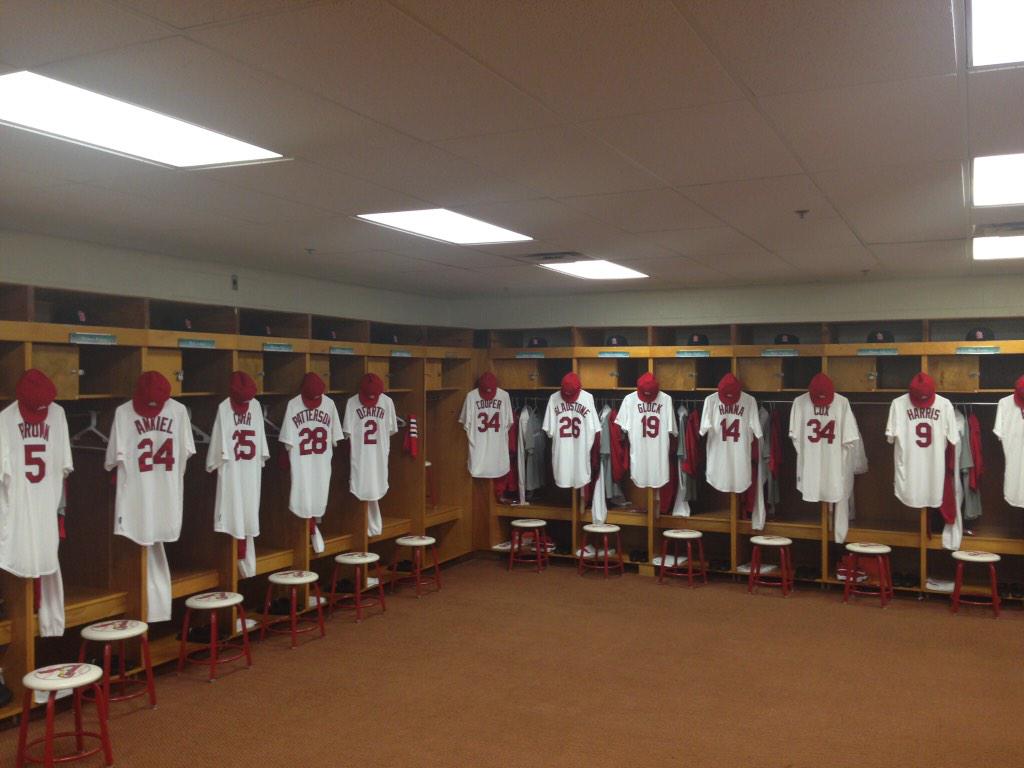 St. Louis Cardinals on X: The locker room is set after a great first night  opening dinner. Now let's play some baseball! #CardsFantasyCamp   / X