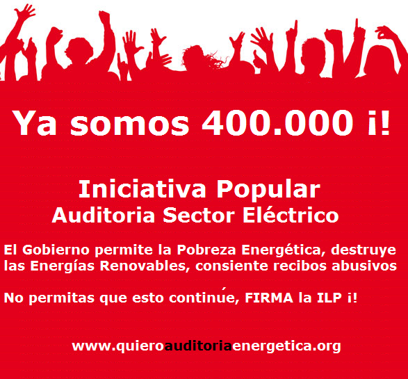 QuieroAuditoria's tweet photo. Todo nuestro apoyo para resolver #ElectroTongo
Tenéis el apoyo de nuestras 400.000 firmas
#ILPasece
@NuModEnergetico http://t.co/YtOuW2aPTK