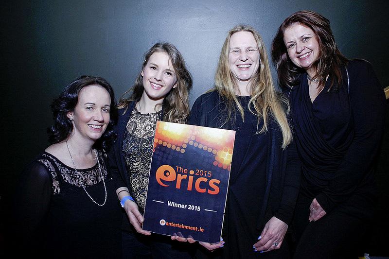 Ro_Fur's tweet photo. Brill night at the #Erics15, thank you @entertainmentIE, delighted for @bramstokerdub! #BiteMeDublin http://t.co/E6uHV7hPkv