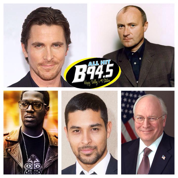 Birthday shout outs to Christian Bale,   & Dick Cheney! Happy Birthday! 
