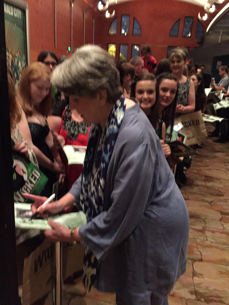 Ian Phipps (@ippublicity) on Twitter photo Madame Morrible is in the house signing autographs <a href="/WickedinOz/">WICKED Aus & NZ</a> Maggie has performed over 1500 performances #wicked Madame Morrible is in the house signing autographs <a href="/WickedinOz/">WICKED Aus & NZ</a> Maggie has performed over 1500 performances #wicked