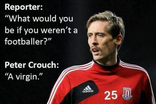 Happy birthday Peter Crouch. 
