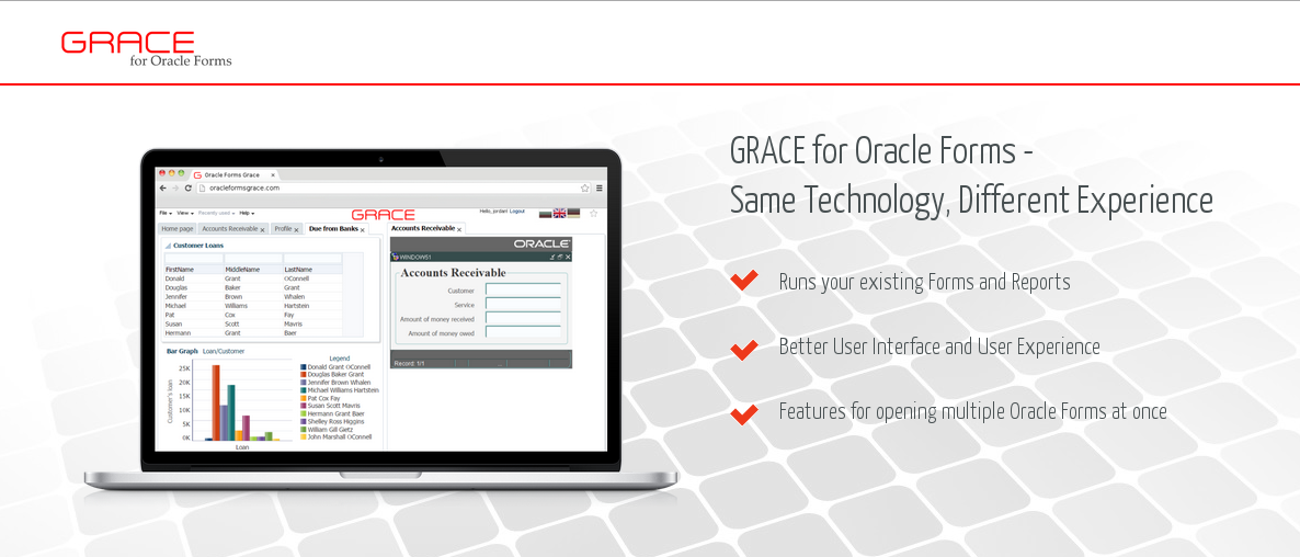 OracleGRACE's tweet image. Improve the UI and UX of your Oracle Forms application!Work with multiple Forms simultaneously!oracleformsgrace.com