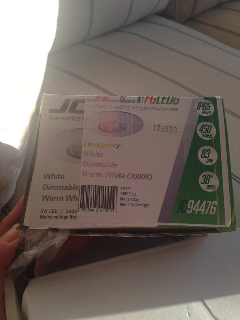 msrelectrical's tweet photo. Selling 11 of theses JCC emergency down lighters for £550 DM for more details http://t.co/0SnJ6mx7Mi