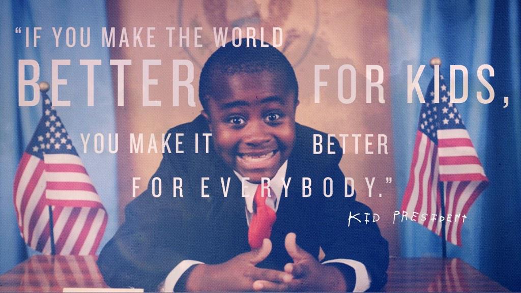 High-five to everyone making today brighter for kids! Keep going.