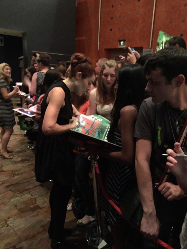 Ian Phipps (@ippublicity) on Twitter photo Fans clamour for AWESOME @JemmaRixOz after the final Sydney <a href="/WickedinOz/">WICKED Aus & NZ</a> See her sing the anthem at tomorrow's tennis Fans clamour for AWESOME @JemmaRixOz after the final Sydney <a href="/WickedinOz/">WICKED Aus & NZ</a> See her sing the anthem at tomorrow's tennis