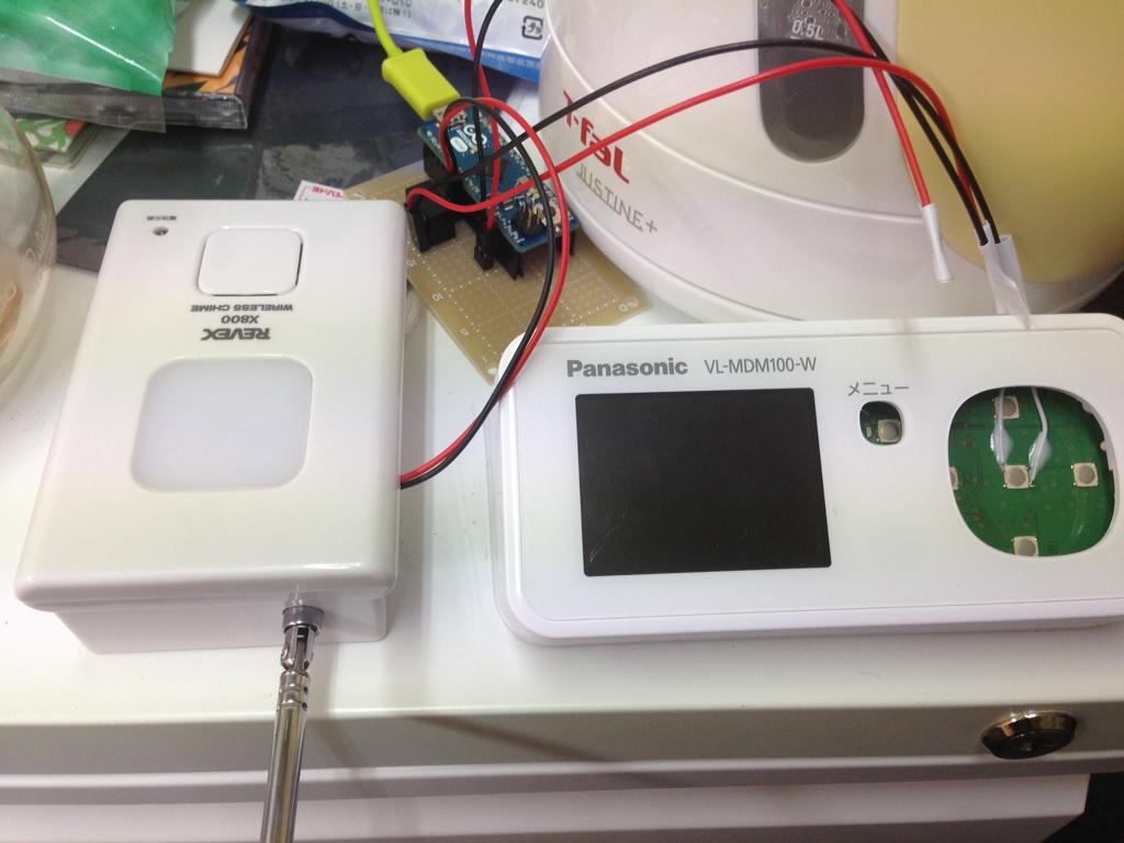 しらっち ドアモニを改造して 安物のインターホンと無線連動するようにした これで訪問営業をシャットアウト Http T Co Ohbvrukphe Twitter