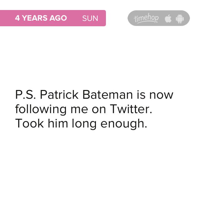 And happy birthday to Christian Bale.  