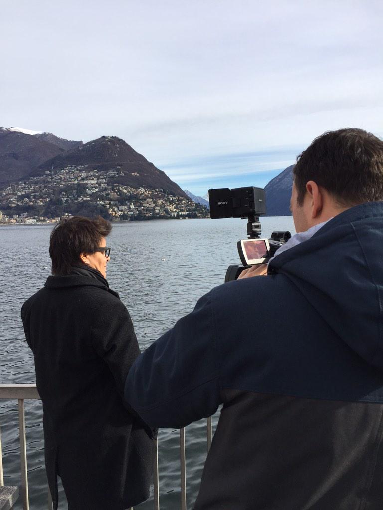 Auf Dreh mit <a href="/gianni_wyler/">Gianni Wyler</a>: Mit <a href="/VickyMantegazza/">vicky</a> über den <a href="/HcLugano1941/">Hockey Club Lugano</a> geplaudert. Heute ab 19.25 im TC Studio!