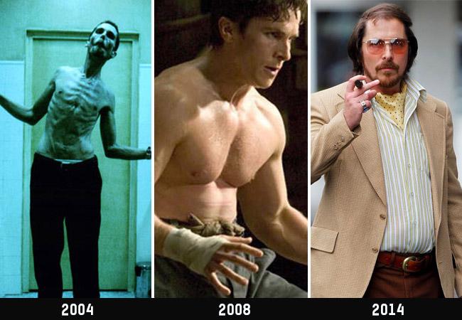 Happy 41st Bday to Christian Bale! 

He has gone through body transformations in his career for movie roles! 