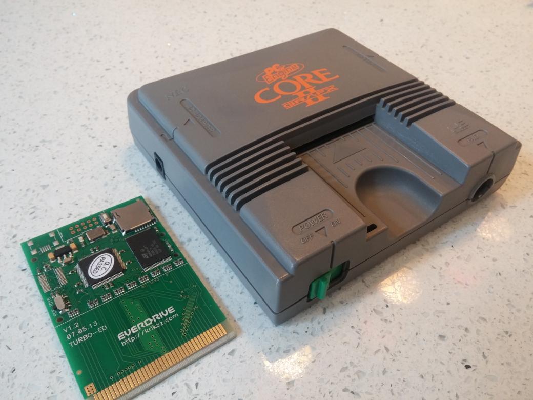 BabyDuckGames's tweet photo. New toy #pcengine #coregrafx2 with #rgb #mod and #turboeverdrive will hopefully look great on my commodore 1084s ! http://t.co/rRwphs221e