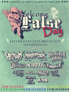 Kami bakal perform di acara 1st anniv RAMBPAGE Home Recording ft. YANDS tgl 14 Februari di Moncafe Sby..merapat gaes!
