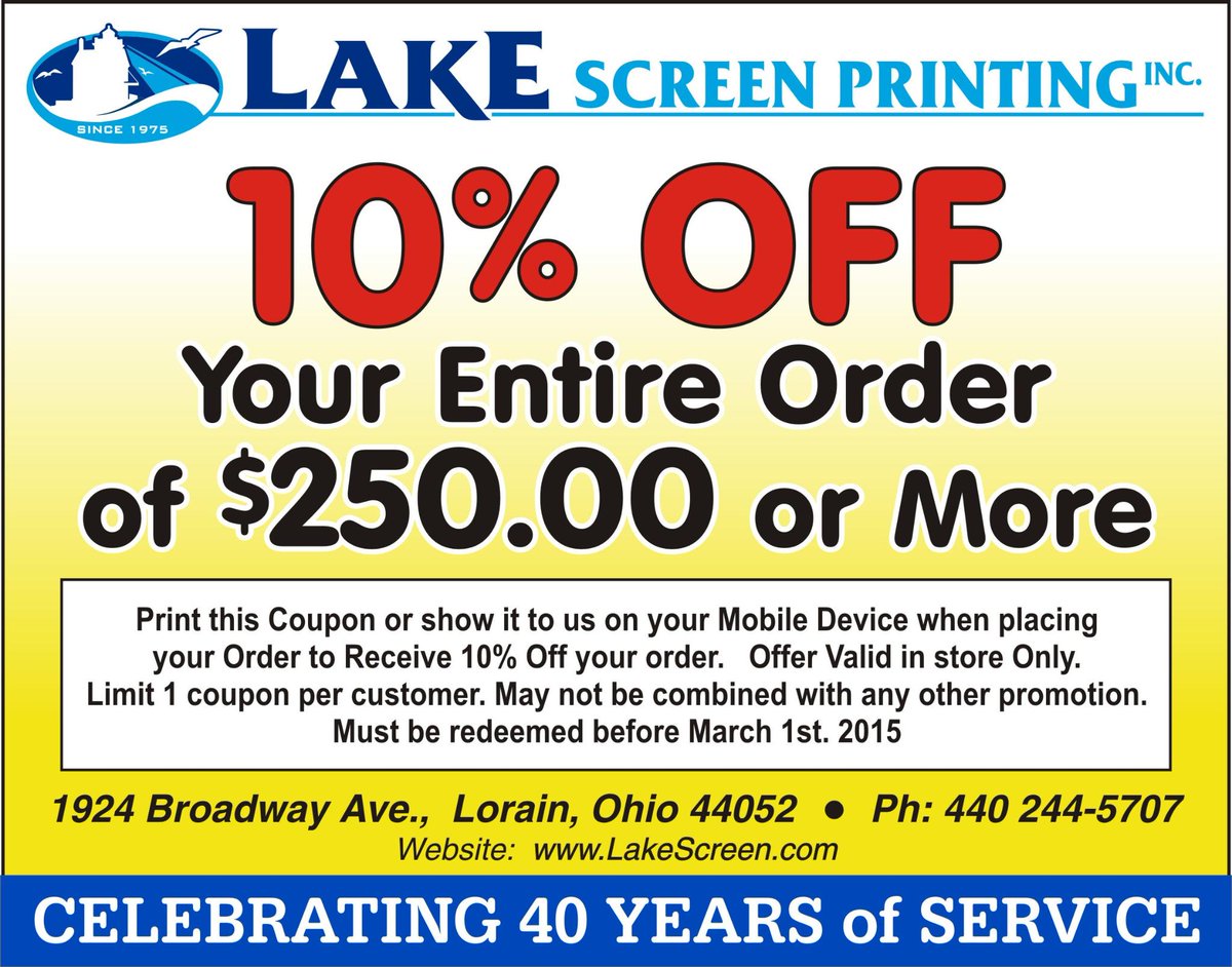 don't forget about our special promotion still running! #savings #customprinting #screenprinting