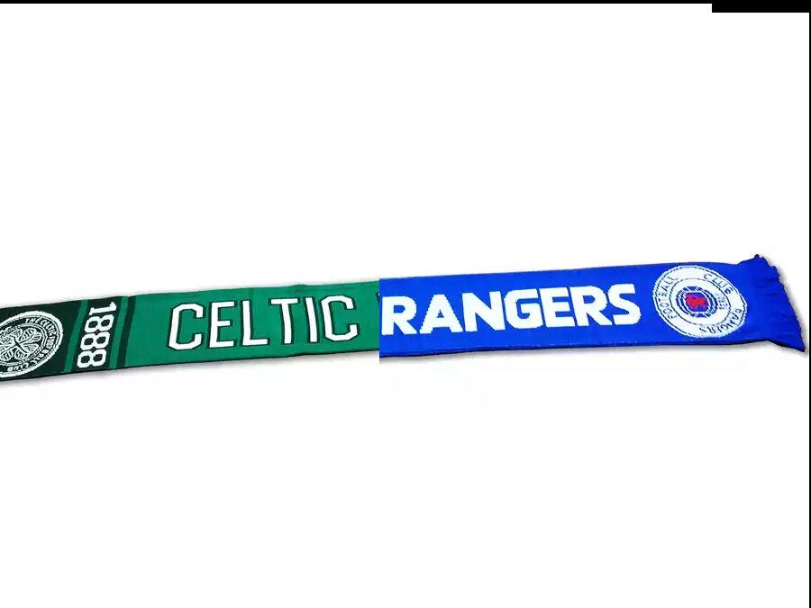 Image result for half celtic half rangers scarf