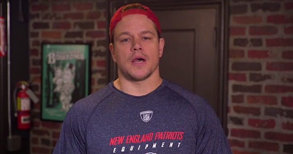 theScore's tweet photo. VIDEO: Don't blame Tom Brady for 'Deflategate.' Blame Ben Affleck, Matt Damon and Chris Evans. http://t.co/W3zZCAUMCV http://t.co/3MfitRmQ6O