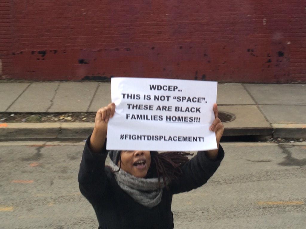 WBJeditor's tweet image. &apos;These are our homes&apos; #fightdisplacement!