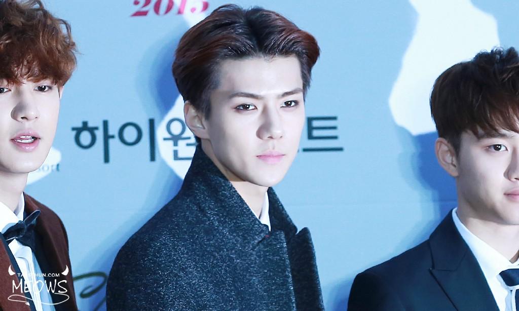 Meows2Meows's tweet photo. 150122 서울가요대상 #SEHUN http://t.co/FzPfbiqEou