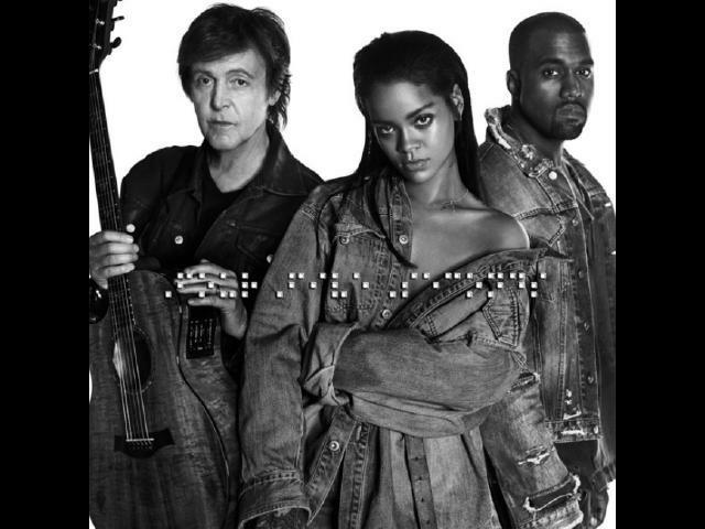 RAISSAMODESTO2's tweet photo. #Rihanna #Grammy #PaulMcCartney #KanyeWest #rogue #BalmainLove http://t.co/SAsERm4hr8